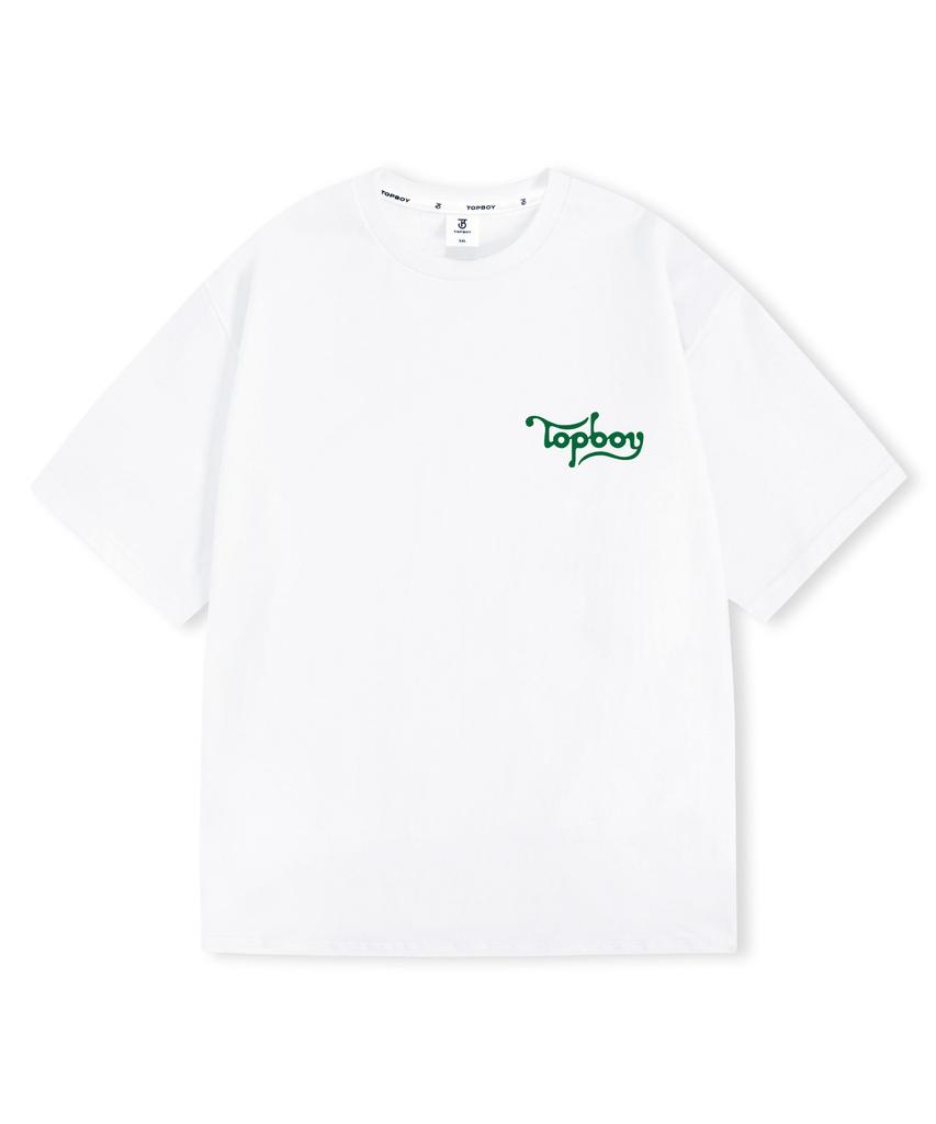 TOPBOY Wave Oversized Short Sleeve T-Shirt (Type B)