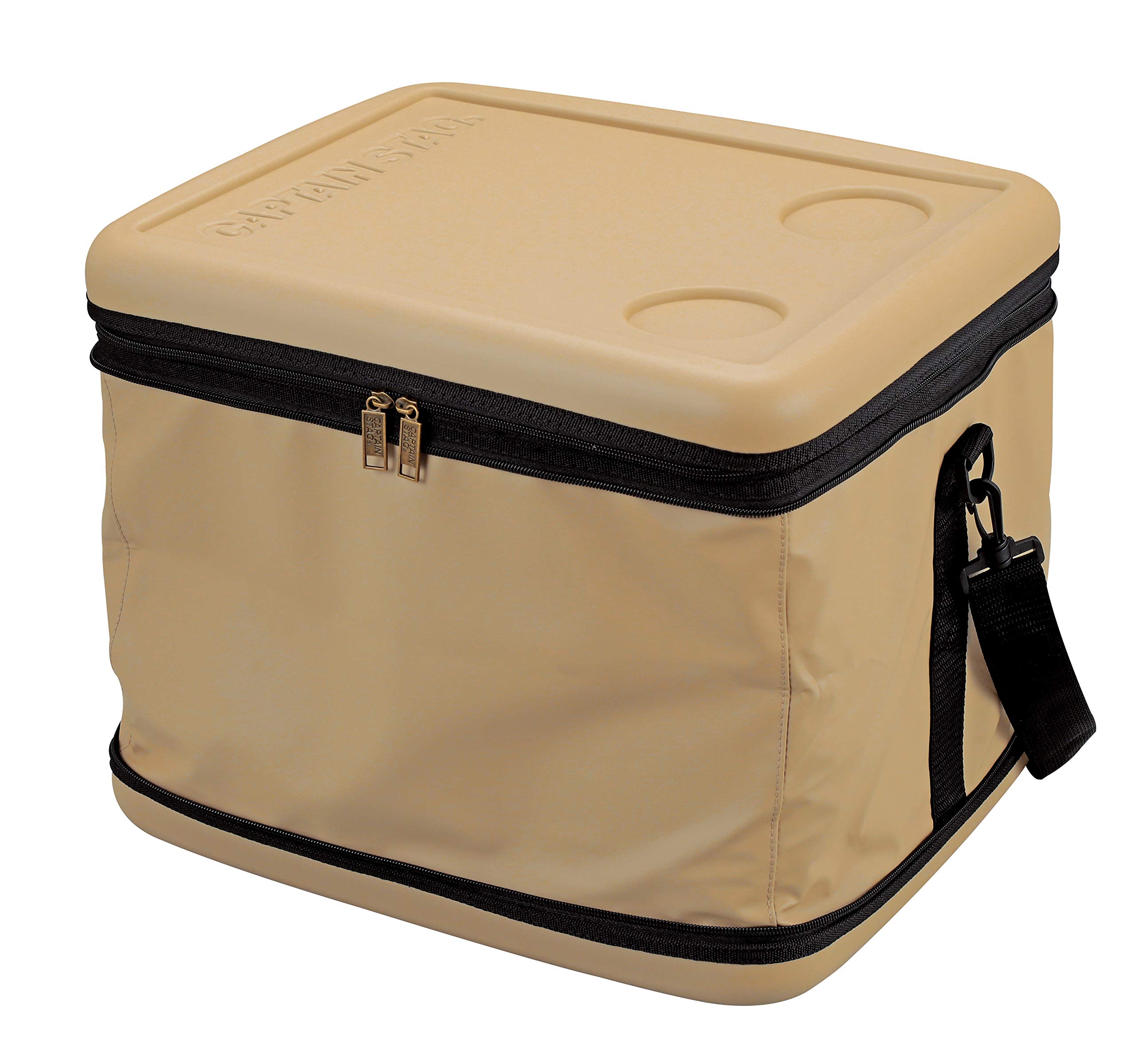 

Captain Stag Cooler Bag 43L Foldable for Super Cold Cooler Bag Beige Product Width 425 x Depth 345 x Height 345mm (CAPTAIN STAG) [Capacity / storage] бежевий
