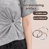2/4 Pezzi Cinghie Regolabili con Bottoni a Pressione - Clip Regolabili per Orlo e Polsini per Regolazioni Rapide Senza Cuciture su T-shirt, Camicie, Vestiti