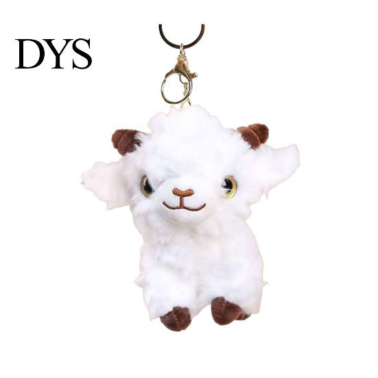 Portachiavi Peluche Ciondoli Borsa Lana Pecora Carina, Ciondolo Charm Borsa Agnello Morbido con Metallo Regalo di San Valentino per Lei Portachiavi, Mini Peluche