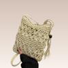 Handwoven Single Shoulder Versatile Literary Hollow Niche Fringed Mobile Phone Bag High Value Crossbody