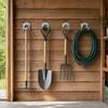 10Pcs Durable Tool Storage Hooks Easy Install Hose Storage Hook Garden Metal Hooks  Shed Organizer