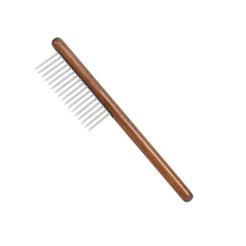 Pet Comb Manufacturer Comb Row Comb Cat Dog Hair Removal Solid Wood Comb Cleaning Beauty Flea Hair Removal