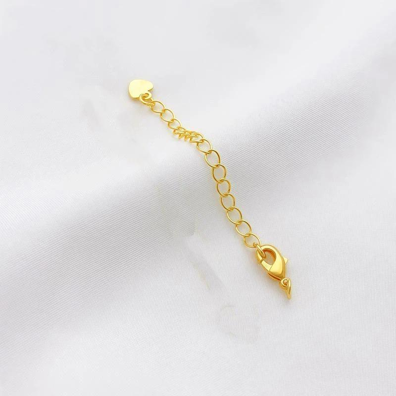 Gold Plated Star Heart Brass Lobster Clasps 75Mm Tail Extender Connector Chains Diy Jewelry Making Accessories