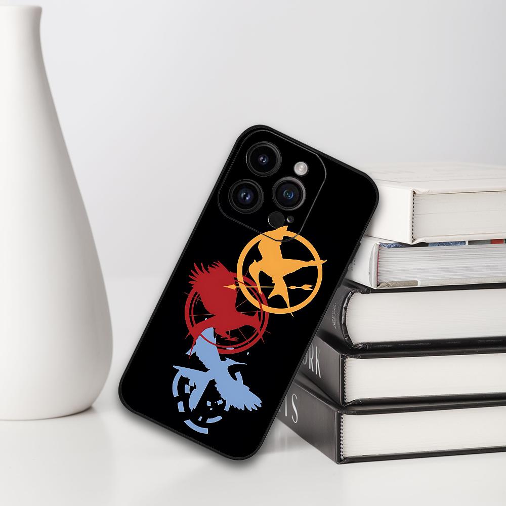 Film The H-Hunger Games Phone Case For IPhone 16,15,14,13,12,11,XS,XR,X,8,7,Pro,Max,Plus,mini Silicone Black Cover