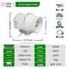 Silent High-Suction Exhaust Fan for Kitchen & Bathroom Ventilation