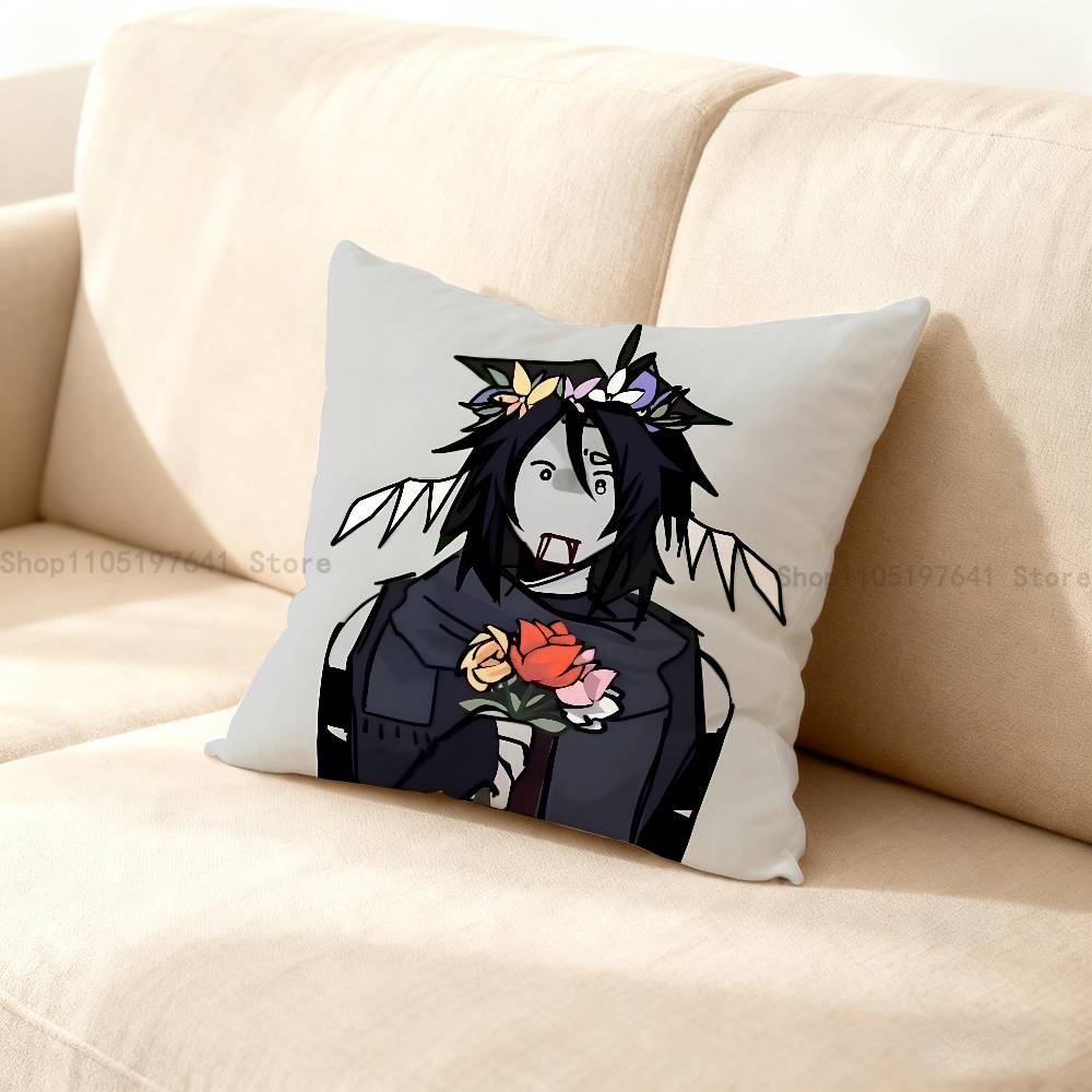 T-Two T-Time Pillow Case Cute Cartoon Anime peripheralsBedroom Sofa Decorative Cushion Cover Soft Cushion Cover