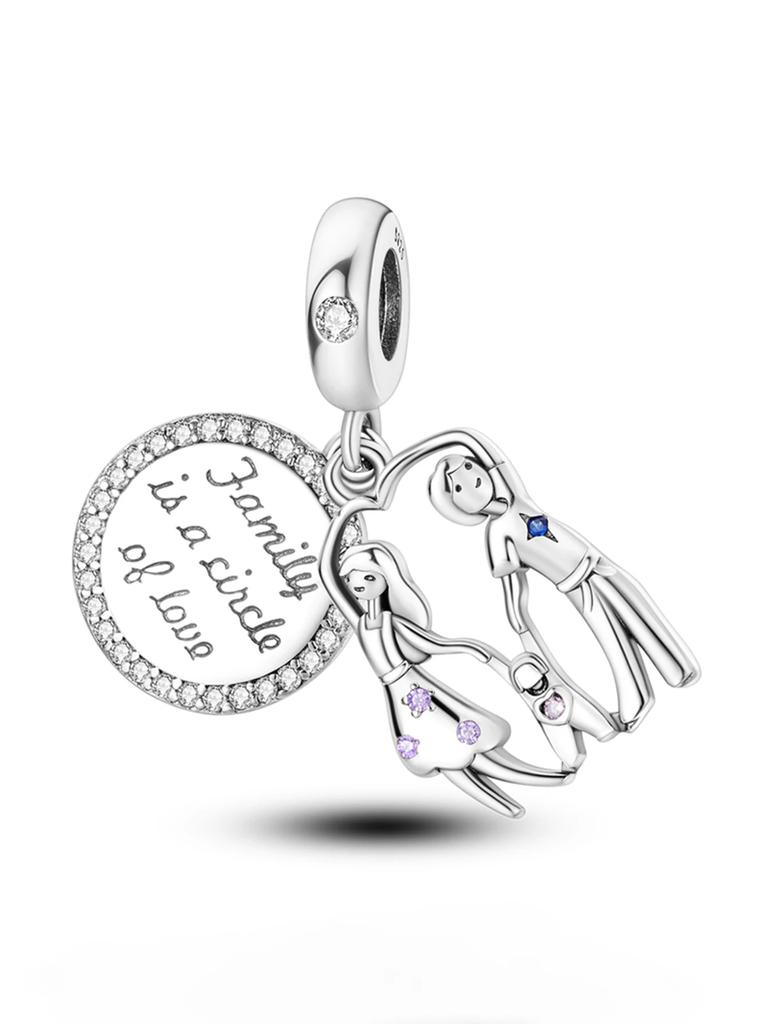 Copper Heart Circular Animal Beads Fit Original Charm Bracelet Women Diy Fashion Copper Jewelry Making