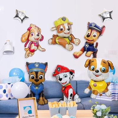 6 Pezzi Palloncini Colorati Paw Patrol Palloncini a Tema Cani Pattuglia Decorazioni per Feste