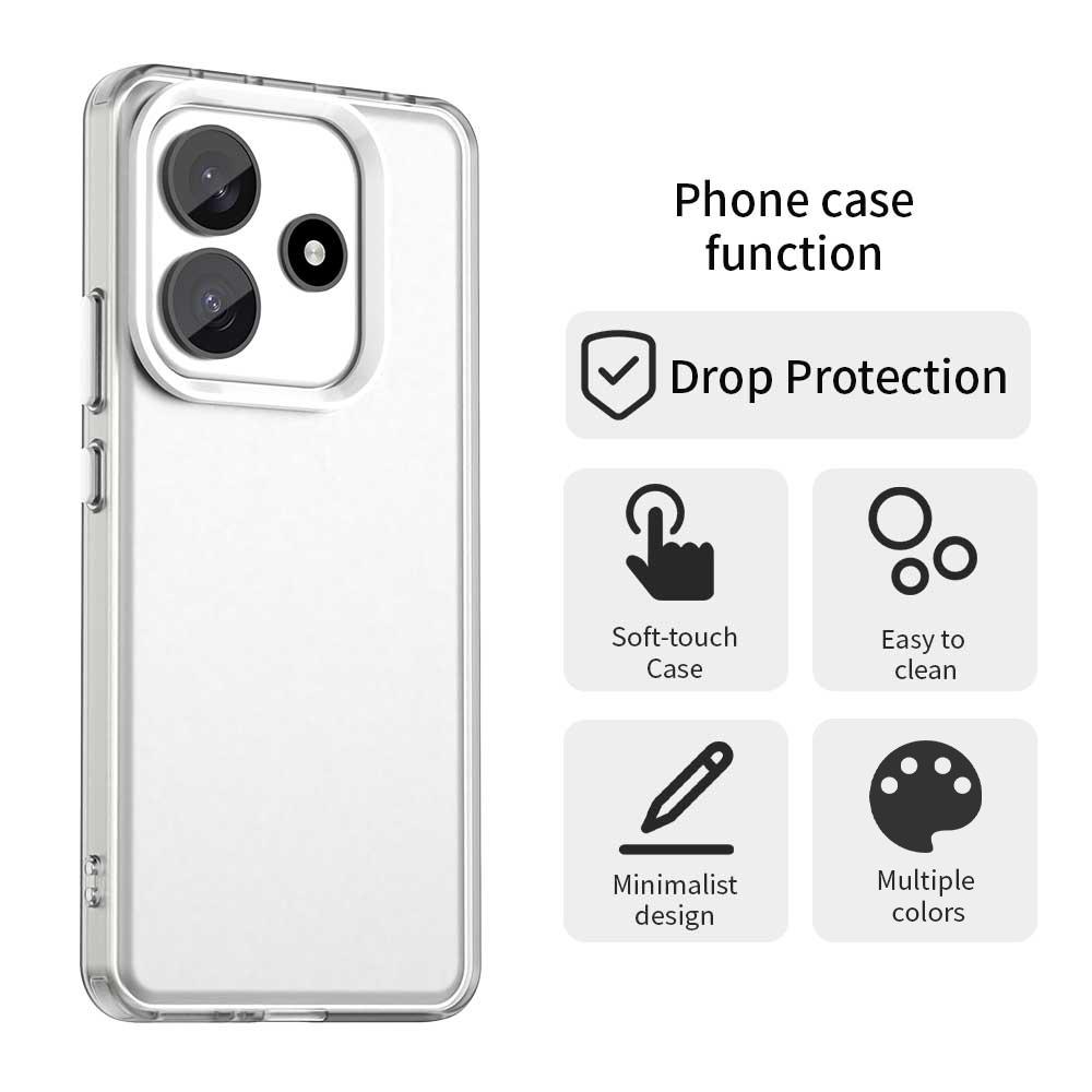 Frosted Case For Xiaomi Redmi Note 14 4G Cover Redmi note 14 Pro Fundas Coque Matte Translucent PC Back Bumper Redmi note 14