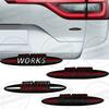 Metallo Per John Cooper Works Mini Cooper S JCW R56 R57 Countryman Clubman Paceman Adesivo Griglia Emblema Badge Carrozzeria Posteriore Bagagliaio Auto