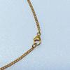 Used Good Condition Swarovski Cadena Padlock Key Necklace Gold Crystal SWAROVSKI