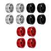 4Pcs RC Car Wheel Rim Aluminum Alloy Sturdy Structure Stylish Look Wheels Hub Rim for MN82 RC Car