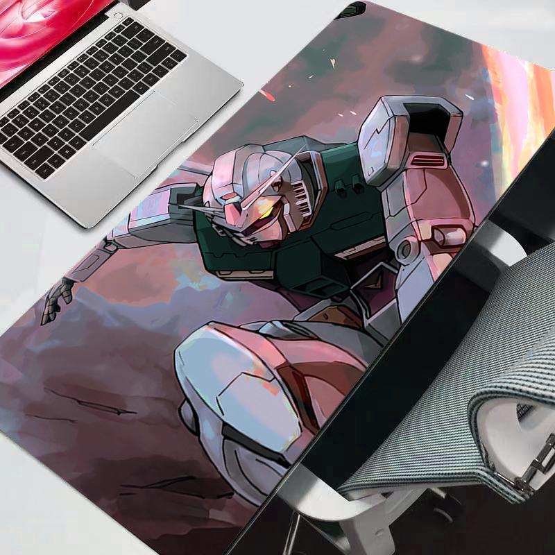

Mouse Pad Gaming Accessories Gabinete Mobile Suit Gundam Gamer PC Computer Desk Mat Large XXL Keyboard Tablet Mousepad 30x60x0.2cm