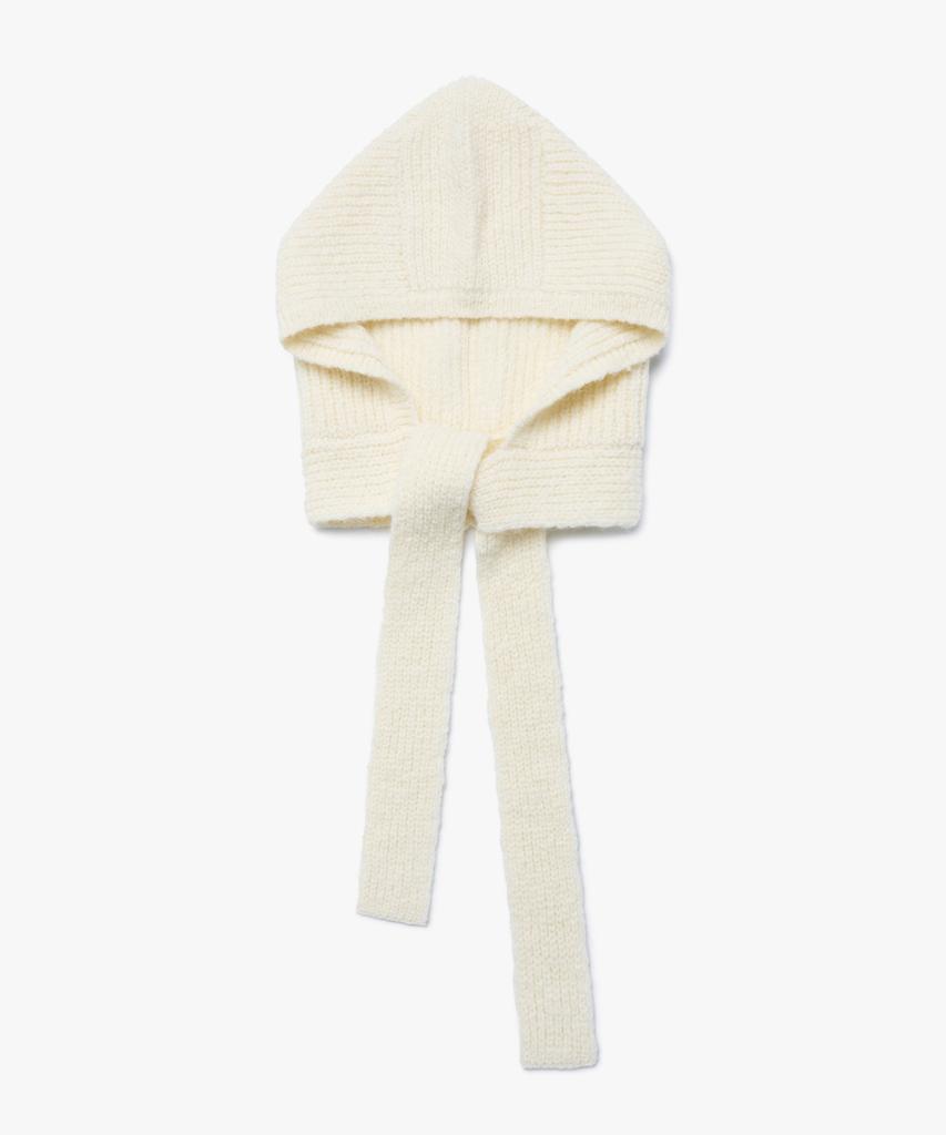 38COMEONCOMMON Alpaca Blend Balaclava Muffler (Ivory)
