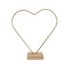 DIY Heart Shape Wreath Frame Wooden Base Wedding Flower Garland  Valentines Day