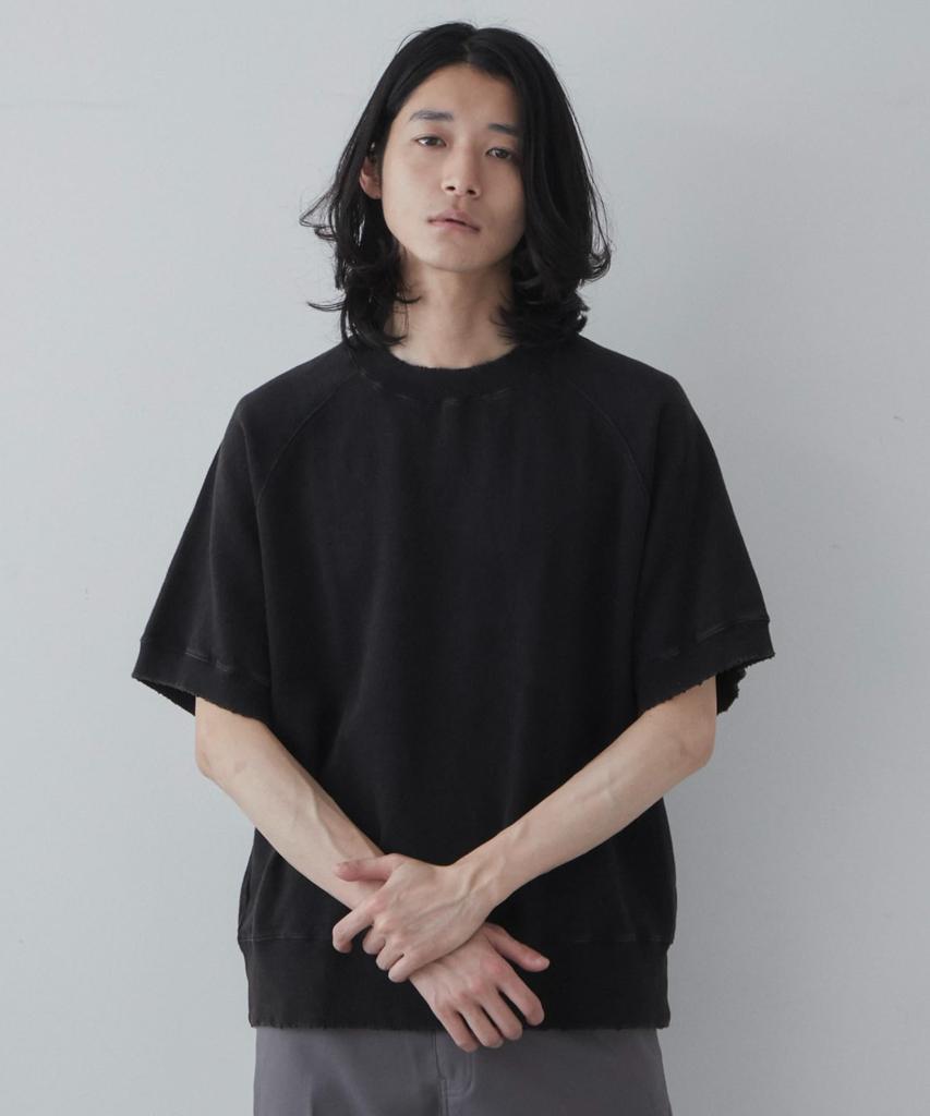 WEGO Half Sleeve Size Black Men's Sweatshirt, M,