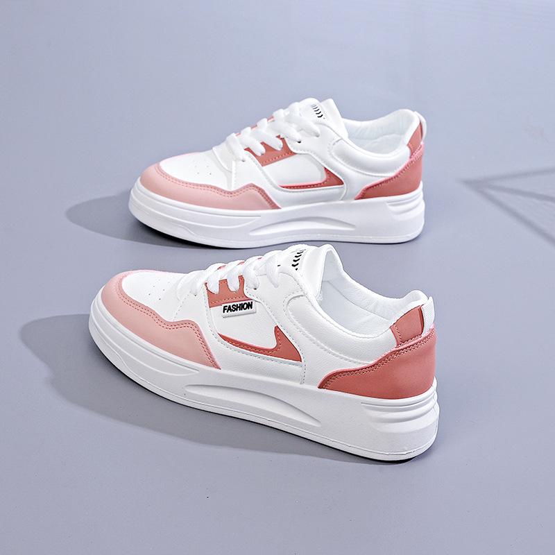 Foreign trade 35-44 little white shoes women's 2025 new spring popular versatile platform leisure sports student board shoes QR773