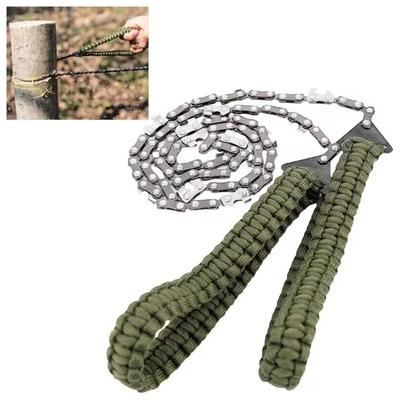 Manuale Mini Motosega Ombrello Manico Corda Giardino Taglio Legna Conveniente Motosega Sopravvivenza all'Aperto Sega a Filo Utensili a Mano