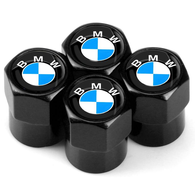 4PCS Car Wheel Tire Valve Cap Dust Protection Cover Accessories For BMW E46 E39 E90 E60 E36 F30 F10 E34 X5 E53 E30 M4 M5 X5 X6