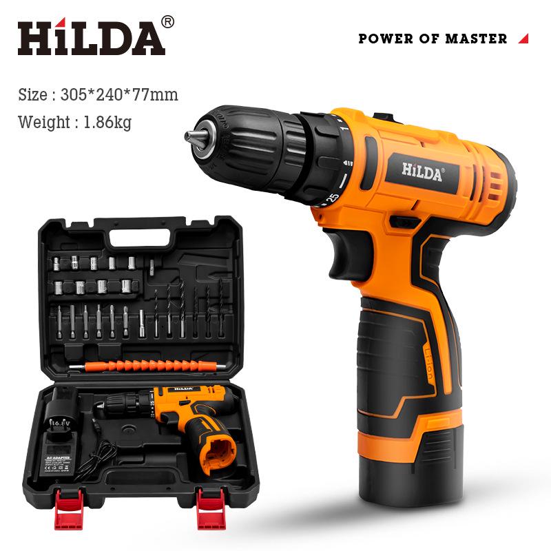 Hilda Lithium Dual Speed Electric Drill & Screwdriver