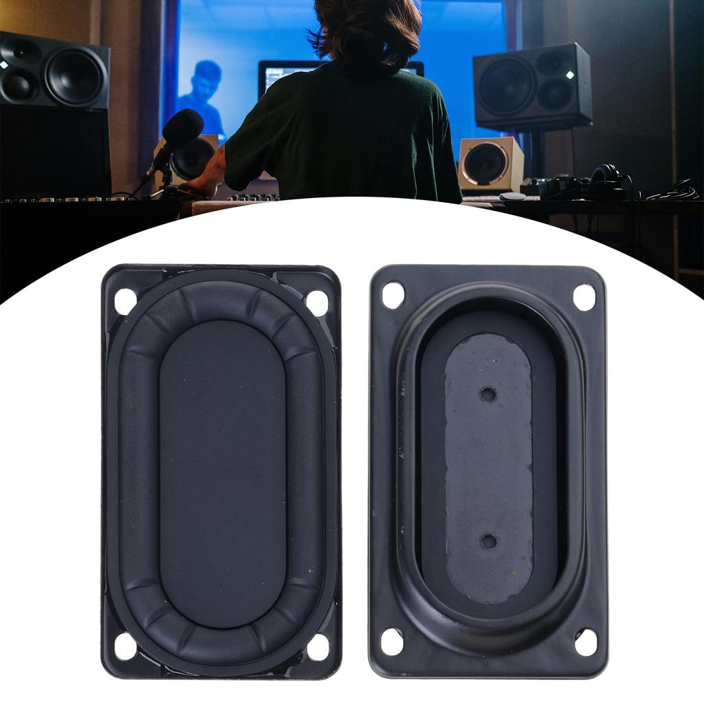 Pack of 2pcs Rubber Speakers Diaphragm 50x90mm Passive Bass Resonating Membrane Vibration Membrane Diaphragm Set