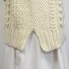 NASKA Knitting Kit Raspberry Vest (Made with Everyday Alpaca) White KT-1