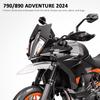 Für 890 ADVENTURE ADV 790 Adventure Adv 2025 Neues Motorrad Windschutzscheibe Windschild Touring Windabweiser Schwarz / Weiß