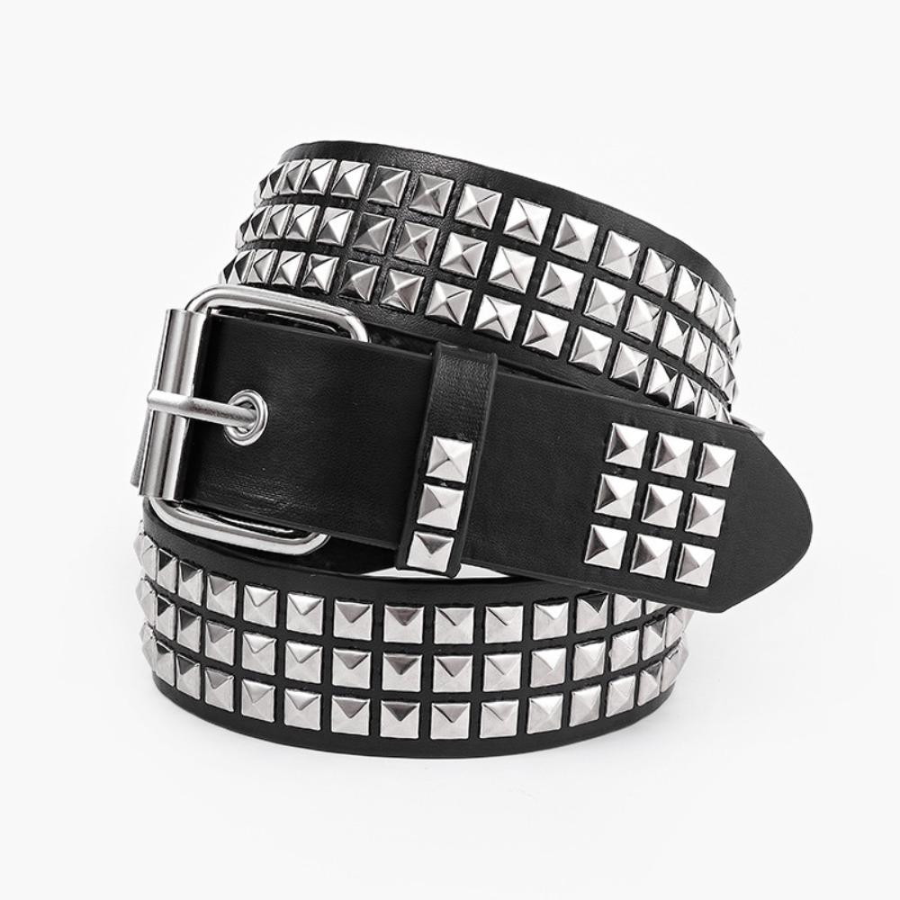 PU Material Women's Leather Belt Needle Buckle Casual Waist Belt  Pants Decoration