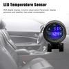 Round LED Digital Car Truck Water Temp Gauge 2 In 1 Water Temperature Voltage Meter for 12V 24V Vehicles Trucks