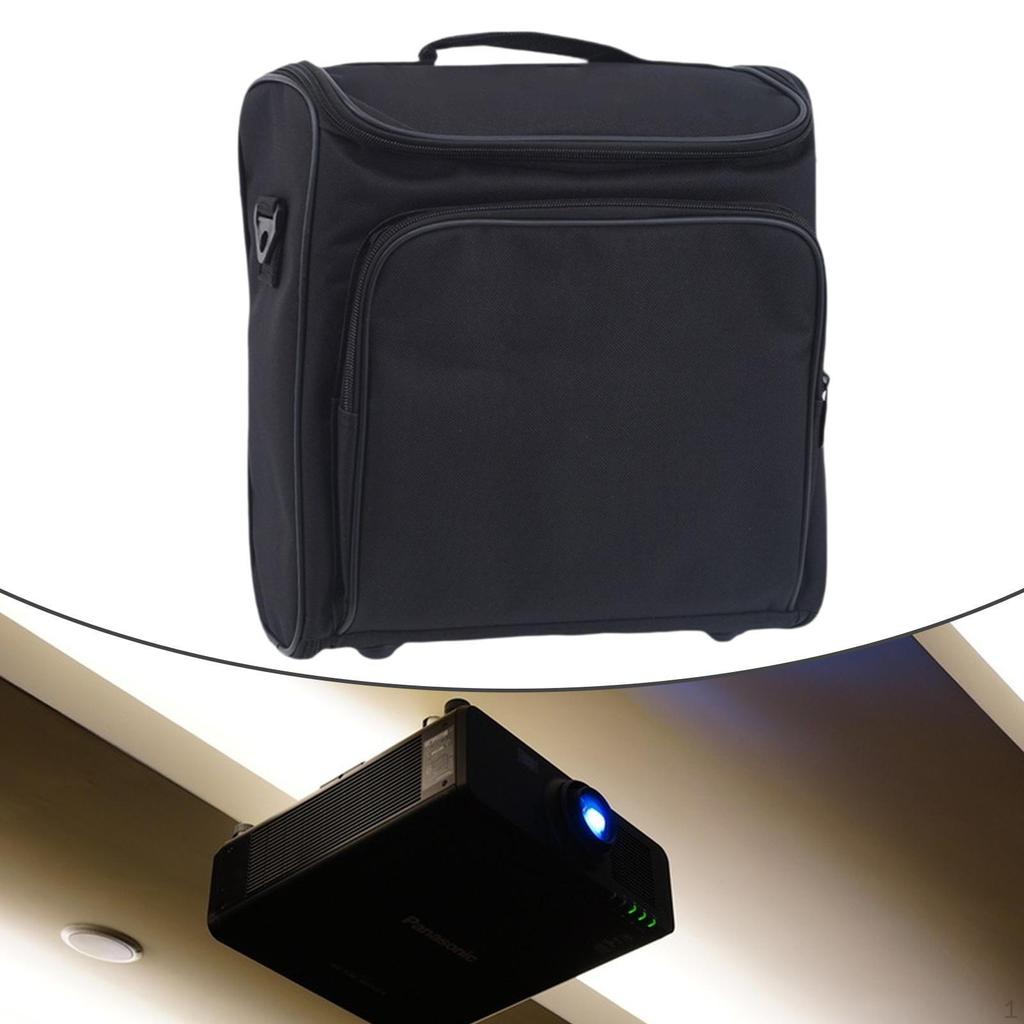 Projector Bag Storage Spacious Lightweight Practical with Zipper Multipurpose Carrying