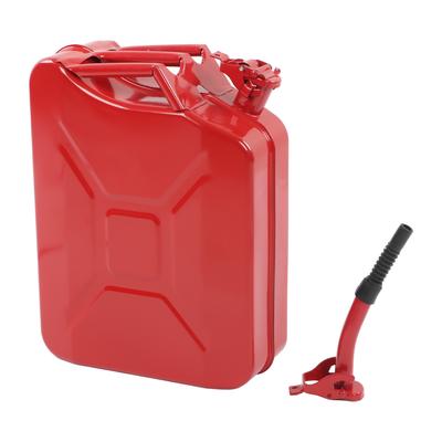 5.3 Gallon 20L Gas Can Stainless Steel Gasoline Bucket Portable Fuel Container with Self Exhaust