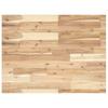 Vidaxl Tabletop, Rectangular, 80X60X2 Cm, Solid Acacia Wood