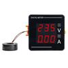 CH-72VA Volt Amp Mete AC 50-500V Digital Voltammeter Voltmeter Ammeter LED Dual Gauge Volt Current Meter Voltage Amp Tester