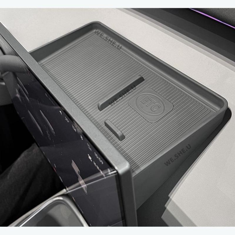 For Xpeng MONA L03 2026 Screen Rear Storage Box Car Accessories ABS Scratch-Proof Shockproof Organizer Interior Accessories