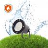 Garden lamp, 1xGU10, IP65, black, driven in