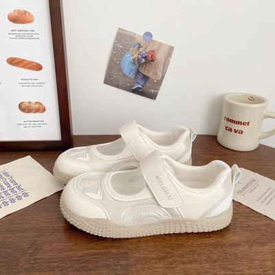 Plateau Mary Jane Schuhe Damen Sportschuhe Design Sinn hässlich süß runder Kopf Klettverschluss Einzelschuhe