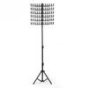 Braiding Hair Rack Height Adjustable Braid Hair Holder Standing 2 Sided Hair Weaving Bracket With 144 Braiding Racks for Salon