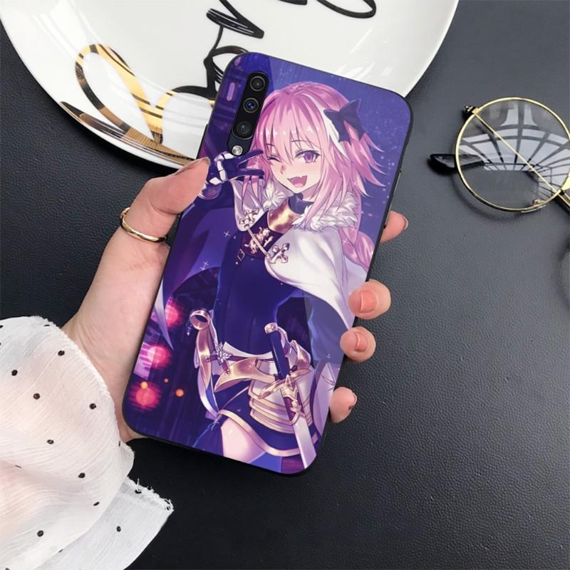 Fate Apocrypha Anime Phone Case For Samung A32 A51 A52 NOTE 10 20 S10 S20 S21 S22 Pro Ultra Black PC Glass Phone Cover