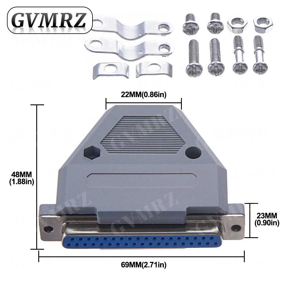 2Set DB9 Adapter Connector Core DB15 DB25 DB37 RS232 Serial COM Plug Connectors Hole/Pin Female Male Port Socket D Sub DP9