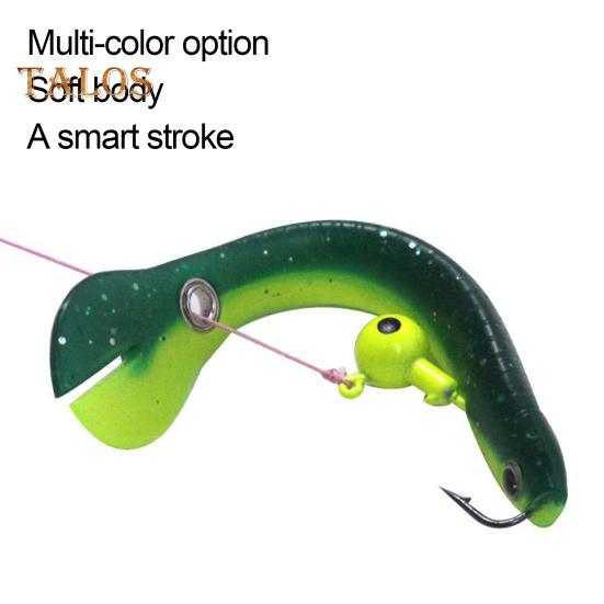1/3/5 Stück 6,7 cm/2 g weicher Schmerlenköder PVC bionische Schmerle mit Loch künstlicher Angelköder Salzwasser Süßwasser Bass Zander Forelle Schlangenkopffischen