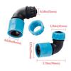 2Pcs Garden Hose Joint Elbow Quick Connectors Sprinklers For Garden Irrigation Car Wash 1/2 Hose Household Garden Watering