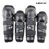 Motocross riding knee and elbow pads set adjustable PE EVA foam guards for motorcycle cycling adults