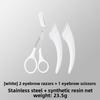 Eyebrow Trimmer, Stainless Steel Eyebrow Scissors With Comb, Eyebrow Trimming Scissors Hair Removal Beauty Tools