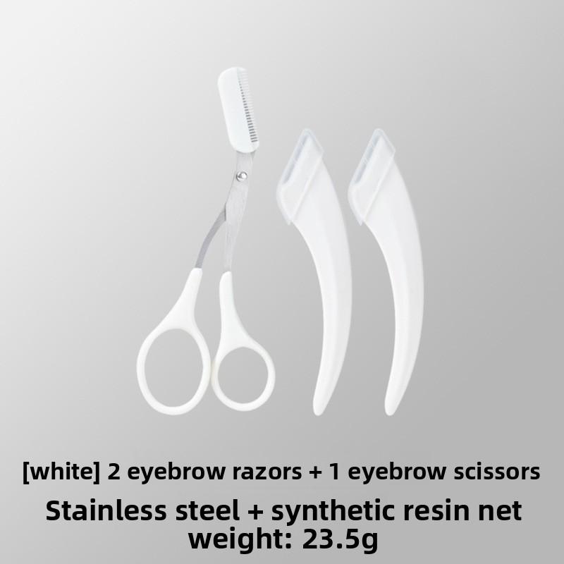 Eyebrow Trimmer, Stainless Steel Eyebrow Scissors With Comb, Eyebrow Trimming Scissors Hair Removal Beauty Tools