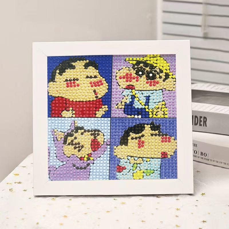 High-End Diamond Painting Diy Van Gogh Starry Sky Cat Creative Handmade Toy Table Decoration Diamond Painting With Frame
