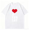 Liebe Wenn Du Sagst Druck Rounisexce Unausgesprochenes Kpop T-Shirt Unisex Kleidung Harajuku T-Shirt Unisex Lässige T-Shirts Shirts