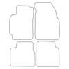 [BLM]HO029 Red - Set of Velour Floor Mats To Fit Honda HR-V I 3-door 1998-2005 - Red Trim