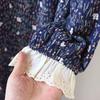 Spring and Fall Women's Cotton Long Sleeved Nightgown Simple Plus Size Double-layer Gauze Lace Design Night Wear Dress Outfit