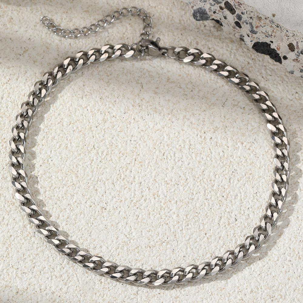 Stainless Steel Anklet Multiple Chain Thickness Specifications Classic Fashion Anklet For Women Jewelry Creative Fashion Gifts